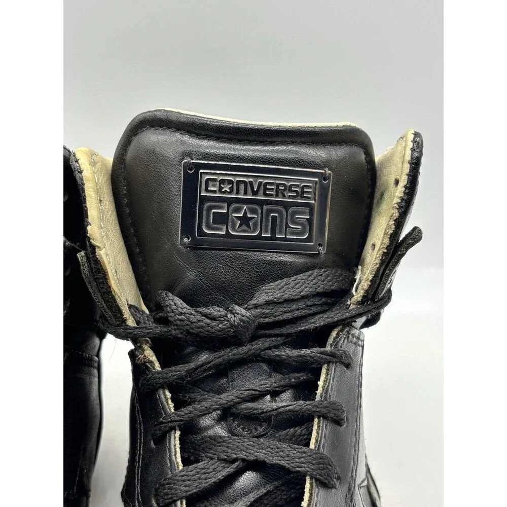 John Varvatos x Converse Weapon Leather Mid Top Shoes SIZE 11 MENS